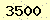 請輸入此驗證碼 : 3500