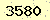 請輸入此驗證碼 : 3580
