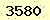 請輸入此驗證碼 : 3580