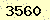 請輸入此驗證碼 : 3560