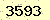 請輸入此驗證碼 : 3593