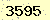 請輸入此驗證碼 : 3595