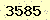 請輸入此驗證碼 : 3585