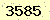 請輸入此驗證碼 : 3585