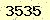 請輸入此驗證碼 : 3535