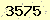 請輸入此驗證碼 : 3575