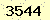 請輸入此驗證碼 : 3544