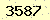 請輸入此驗證碼 : 3587