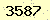 請輸入此驗證碼 : 3587