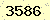 請輸入此驗證碼 : 3586