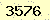 請輸入此驗證碼 : 3576