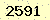 請輸入此驗證碼 : 2591