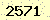 請輸入此驗證碼 : 2571