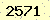 請輸入此驗證碼 : 2571