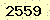 請輸入此驗證碼 : 2559