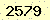 請輸入此驗證碼 : 2579