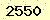 請輸入此驗證碼 : 2550