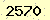 請輸入此驗證碼 : 2570
