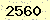 請輸入此驗證碼 : 2560