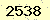 請輸入此驗證碼 : 2538
