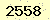 請輸入此驗證碼 : 2558