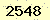 請輸入此驗證碼 : 2548