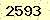 請輸入此驗證碼 : 2593