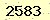 請輸入此驗證碼 : 2583