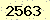 請輸入此驗證碼 : 2563