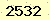 請輸入此驗證碼 : 2532