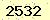 請輸入此驗證碼 : 2532