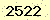請輸入此驗證碼 : 2522