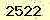 請輸入此驗證碼 : 2522