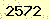 請輸入此驗證碼 : 2572