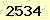 請輸入此驗證碼 : 2534