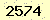 請輸入此驗證碼 : 2574