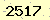 請輸入此驗證碼 : 2517
