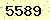 請輸入此驗證碼 : 5589