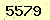 請輸入此驗證碼 : 5579
