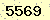 請輸入此驗證碼 : 5569