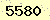 請輸入此驗證碼 : 5580