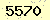 請輸入此驗證碼 : 5570