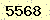 請輸入此驗證碼 : 5568