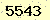請輸入此驗證碼 : 5543