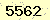 請輸入此驗證碼 : 5562