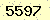 請輸入此驗證碼 : 5597