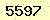 請輸入此驗證碼 : 5597