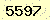 請輸入此驗證碼 : 5597