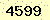 請輸入此驗證碼 : 4599