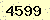 請輸入此驗證碼 : 4599